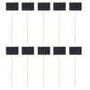 20PCS Long Round Rod Message Board Reusable Mini Chalkboard Signs  Nursery and Potted Plants