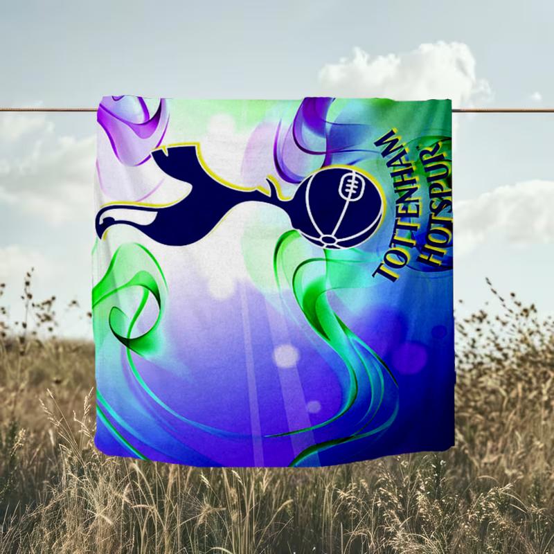 1 Stück Tottenham Hotspur F.C Design Gedruckte Weiche Flanelldecke Überwurf für Schlafzimmer Wohnzimmer Sofa Camping Reise Fan Geschenke Weihnachtsgeschenke
