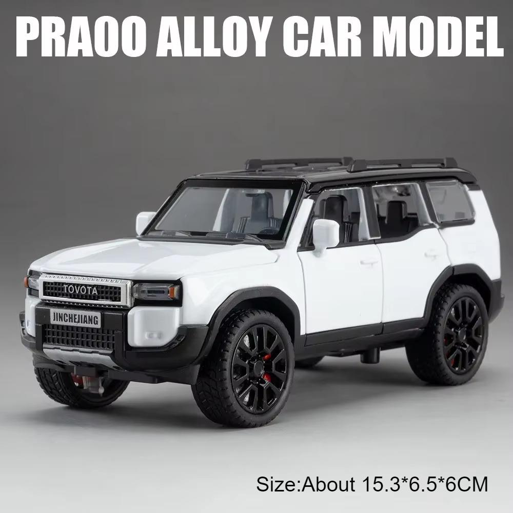 

1:32 LAND CRUISER Prado Позашляховик Іграшкова Модель Автомобіля Сплав Литий під тиском Відкриваються Двері Імітовані Автомобілі Світло Звук Моделі Позашляховиків для Дітей