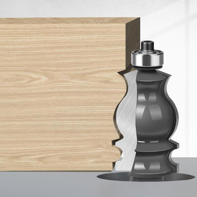 Bit de frezat pentru turnare arhitecturală - 1/2 inch tijă 12 mm tăietor pentru unelte pentru prelucrarea lemnului