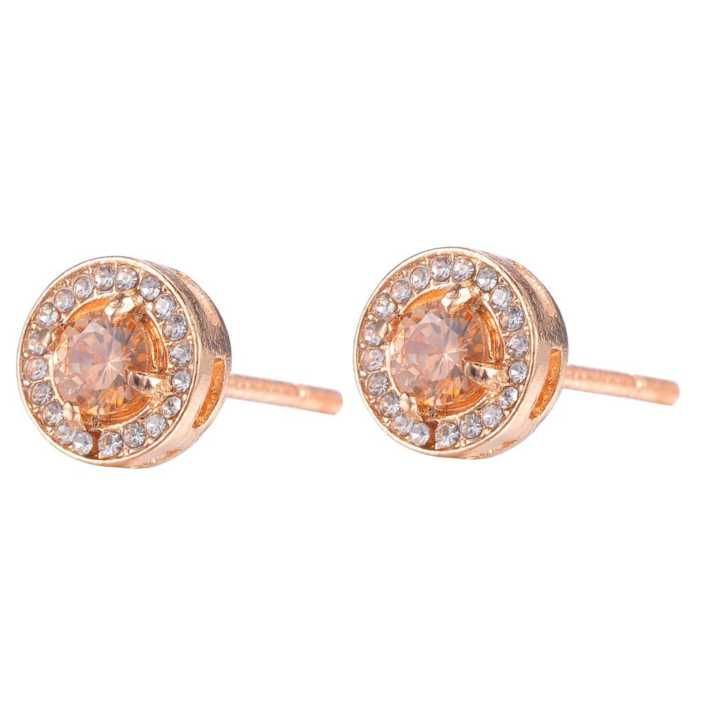 European and American Fashion Rhinestone Crystal Zirconia Stud Earrings