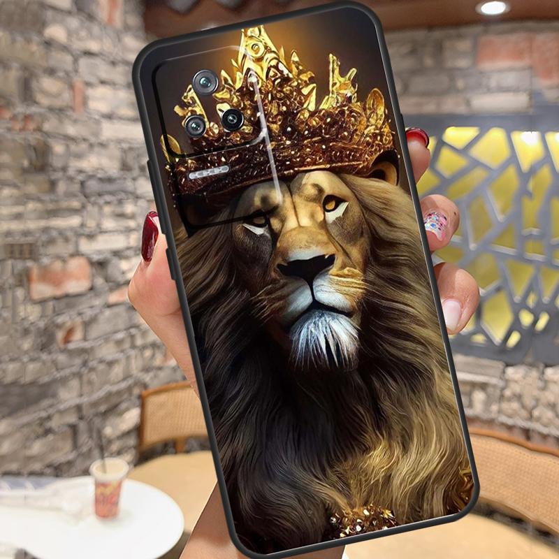 Animal Lion Case For Xiaomi 15 Ultra 13 14 11T 12T 13T 14T Pro POCO X7 X3 X5 X6 Pro M6 F5 F6 Pro Cover
