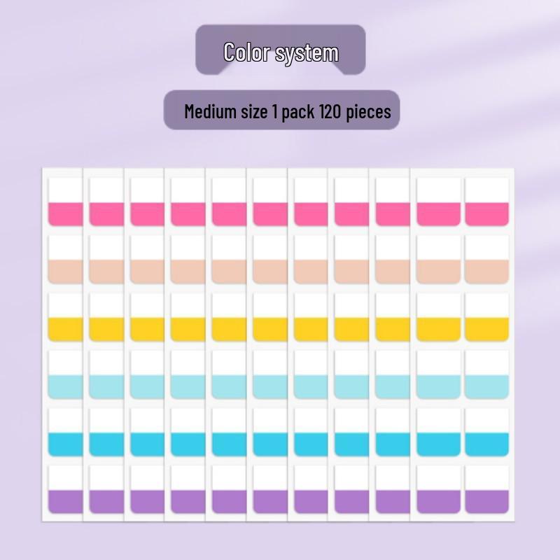 Colorful Student Writing Index Sticky Note Bookmark