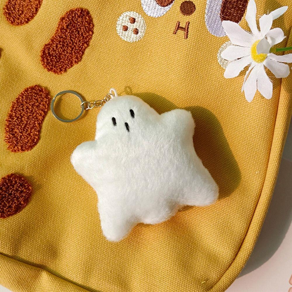 

Halloween Ghost Soft Plush Ghost Doll Keyring Hanging Plush Ghost Keychain Creative Kids Toys Type A
