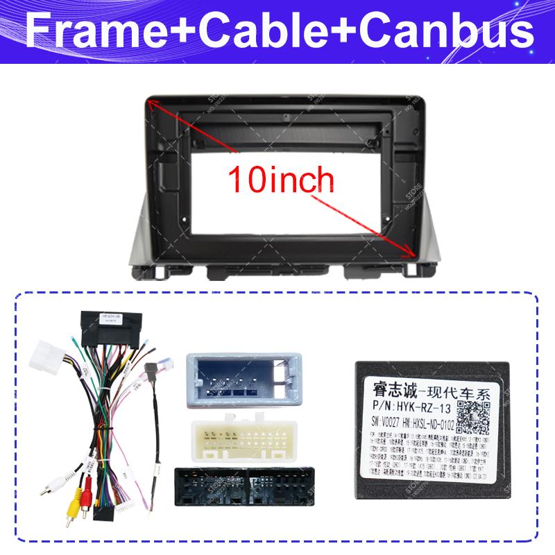 9/10 Inch Car Radio Stereo Android GPS Multimedia Radio Fascia Panel Dashboard Frame Kit For Kia K5/Optima 2016-2019.