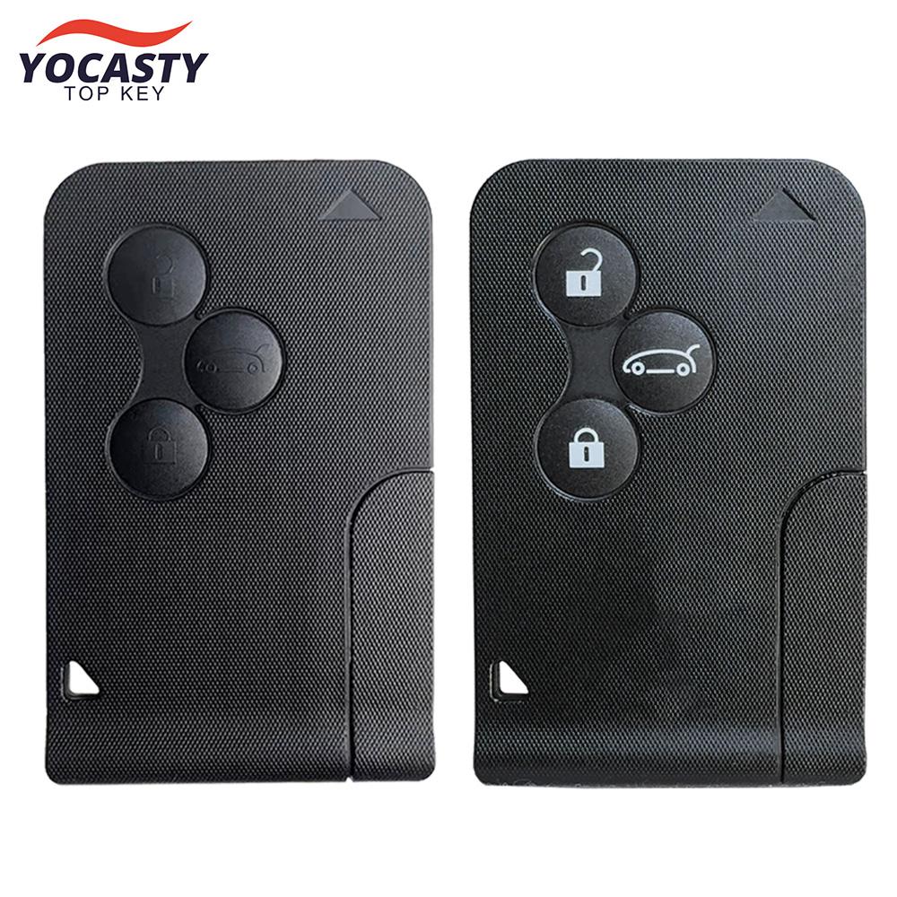 Yocasty Remote Card Car Key Shell Case Cover For Renault Megane Ii Scenic Ii Grand Scenic Ii Koleos 2003 - 2008 3 Button