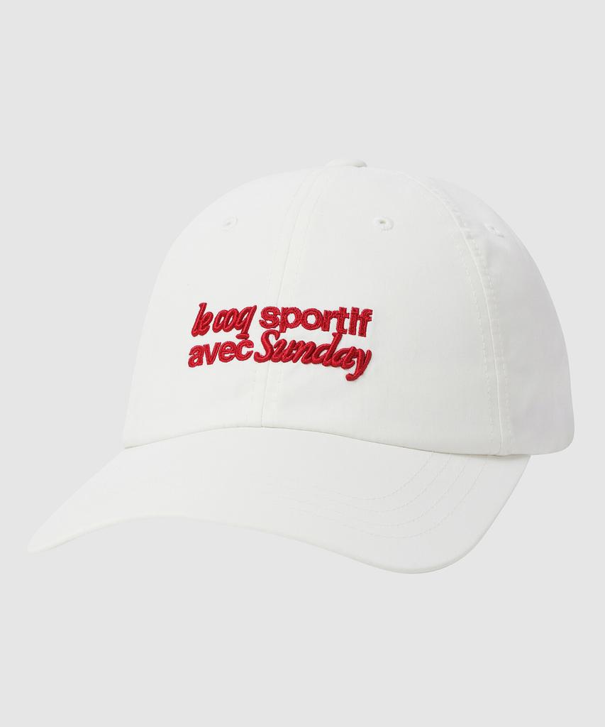 LECOQ Hot Summer Lettering Ball Cap - Cream (Qq223Acp61)