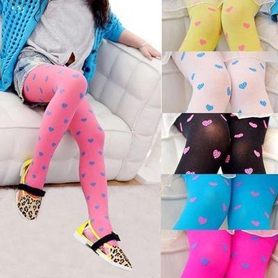 Süße Kinder Baby Mädchen Samt Strumpfhosen Enge Stretch Hose Strumpf Socken 2-7Y