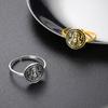 Bague Déesse de la Lune Vintage pour Femmes Bague Triple Lune Wiccanne Réglable Bijoux Célestes Witchy Amulette Païenne Cadeau pour Elle