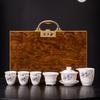 New Ceramics Suet Jade Porcelain High-end Gift Box Tea Set Business Enterprise Company Wine Industry Gifts