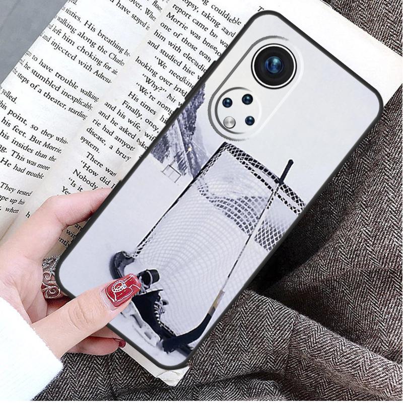 Hockey Stick and Puck Case For Honor X9a X8a X7a X6a X6 X7 X8 X9 X8b X9b 50 70 90 Magic 5 Lite Magic 6 Pro Cover