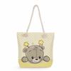 Cartoon animals print thick rope single-shoulder beach bag 7270 KTB