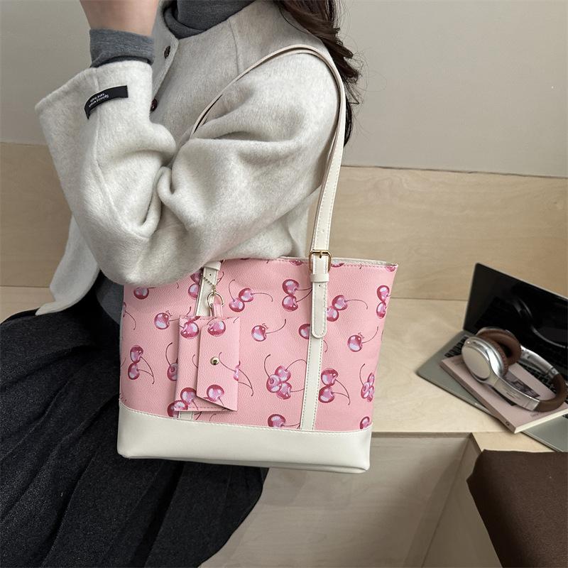 New Trendy Simple Shoulder Bag Women Fashionable and Versatile Crossbody Bag High Quality Classic Print Mother Daughter Bag