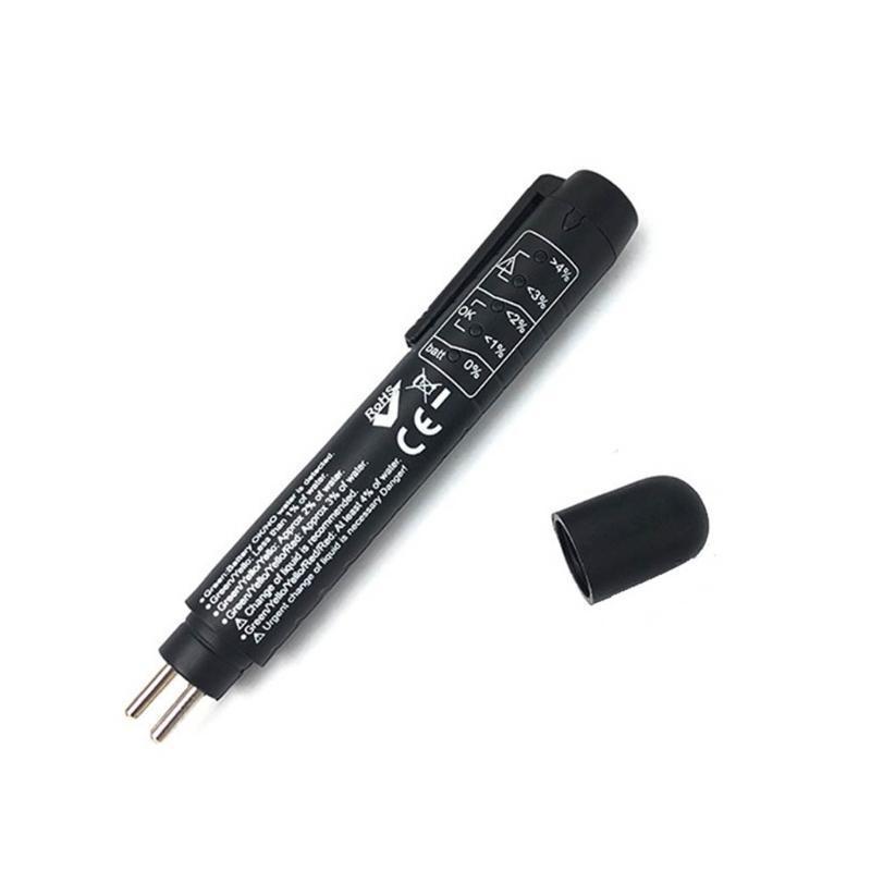 Brake Fluid Moisture Pen with 5 LED Indicators Auto Brake Testing Tool