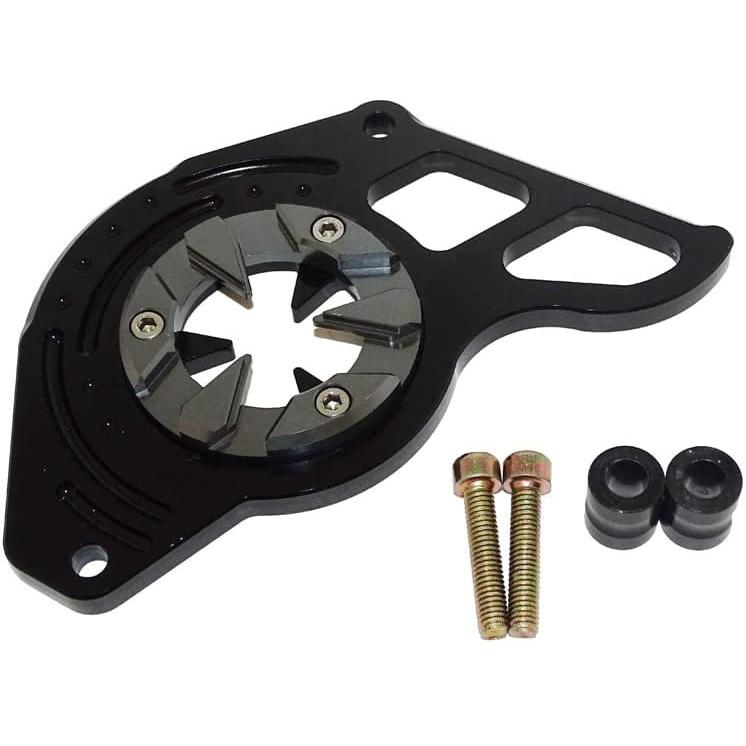 Front Sprocket Chain Guard Cover Left Side Engine For Honda Grom MSX125 MSX125SF 2013 2014 2015 2016 2017 2018 2019 (Black)