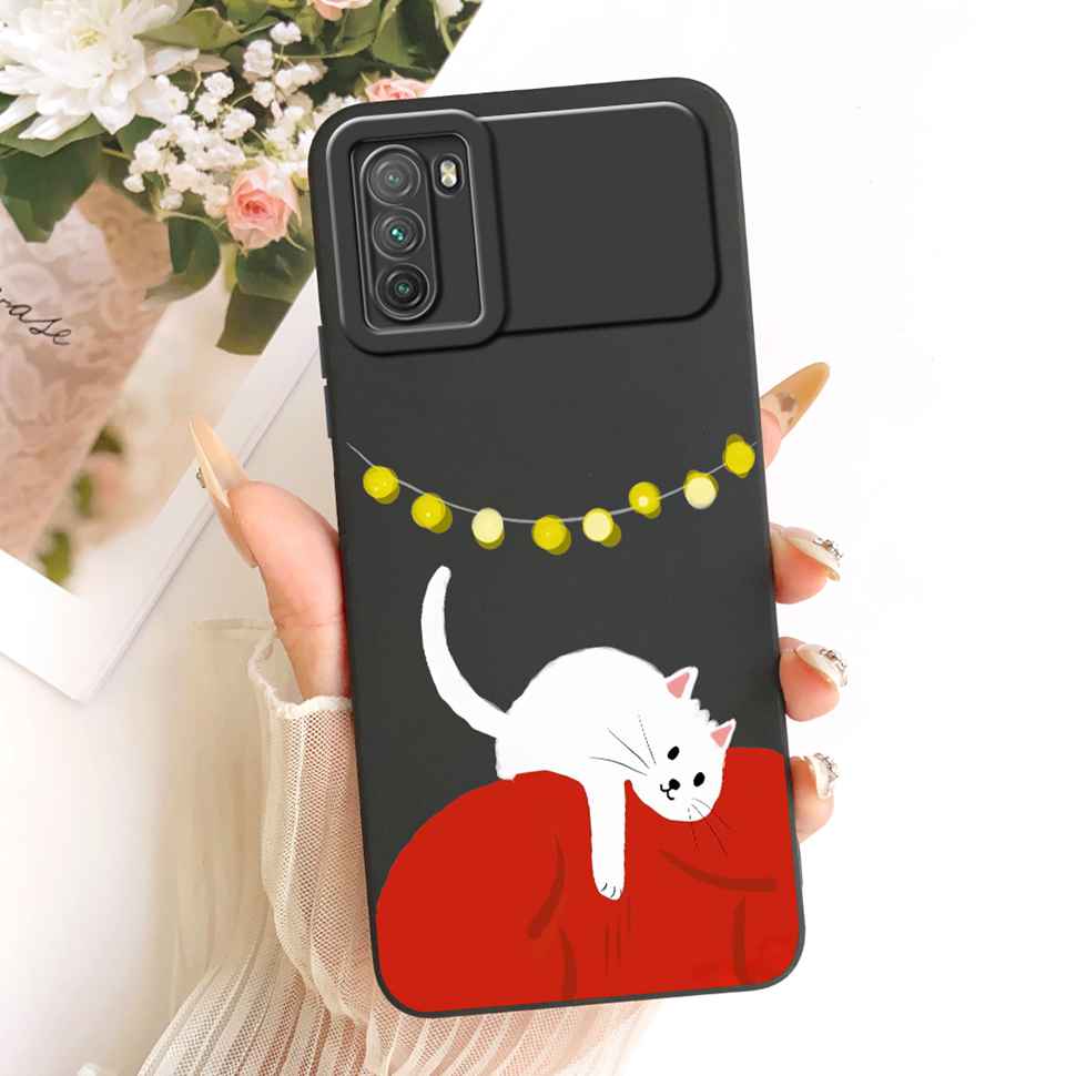 For Xiaomi Poco M3 Case PocoM3 Cute Rabbit Soft Silicone Back Cover For Xiaomi Poco M3 Case 6.53'' Phone Cover Bumper Fundas