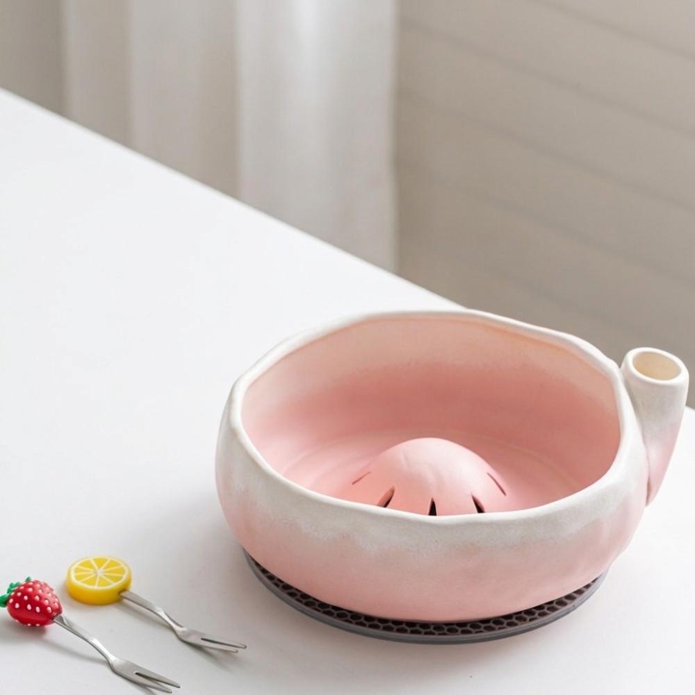 Automatic Rotating Berry Colander Bowl Self Spinning Fruit Rinse Bowl Cherry Tomatoes