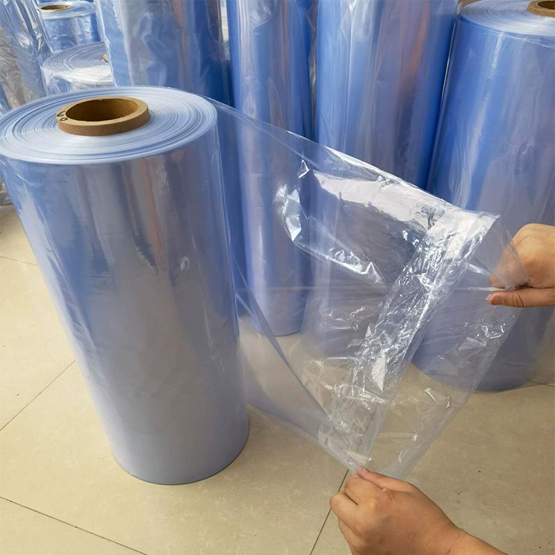 PVC Heat Shrink Film Cylindrical Film Household Hair Dryer Shrink Transparent Plastic Film Shoe Film Sealing Book Packaging Heat Shrink Film