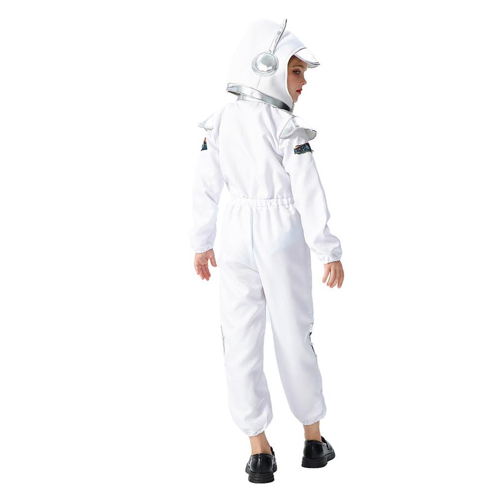 Kids Fashion Halloween Astronaut Costume Space Suit Jumpsuit