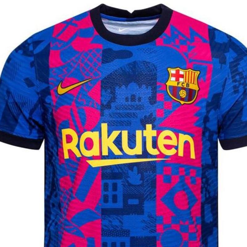 Nike Color Block Logo Letter Print Short Sleeve Soccer Shirt Men Tops Blue DB5885-406