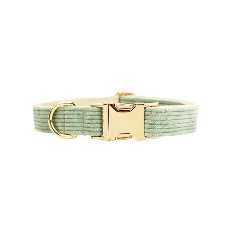 Corduroy Stripe Series Custom Dog Collar - New Style Pet Neckwear