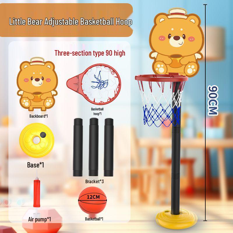 Adjustable Height Basketball Hoop for Kids - Indoor/Outdoor Play