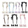 Multipurpose Cats Ear Lace Bandana With Interchangeable Bells Bracelet Anime Convention Accessory For Adults Teens