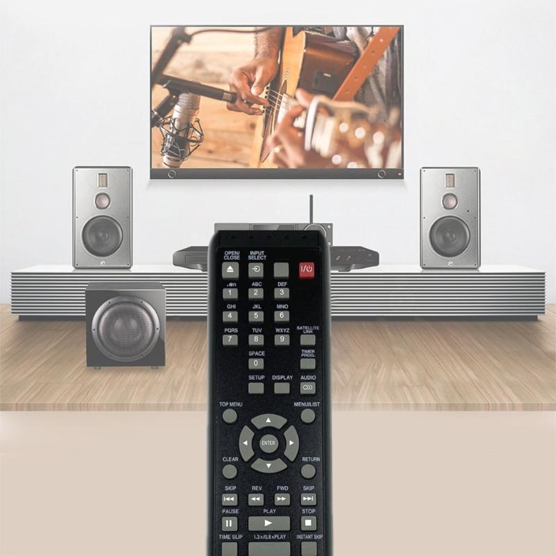 Plastic Replacement Remote For Recorder D-R410 D-R410KU Long Lasting Remote Controller Easy Setup Black