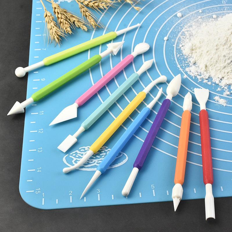 9 Pcs Diy Clay Carving Tools Set, Modeling Brushes & Shapers For Polymer Clay, Cake Decorating And Rubber Crafts