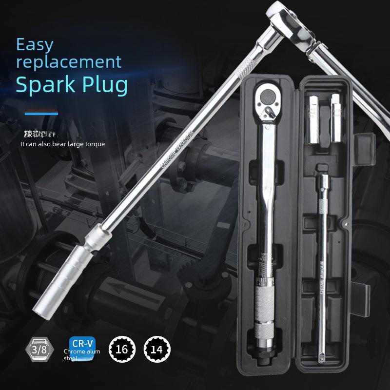 Hochpräziser, verstellbarer Drehmomentschlüssel mit Zündkerzenstecker für die Autoreparatur