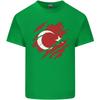 Torn Turkey Flag Turkish Day Football Unisexs Light Cotton Tshirt