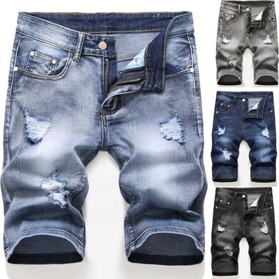 Rahat Erkek Kot Şort Pantolon Erkek Yaz ve Sonbahar Moda Retro Tarzı Kot Şort