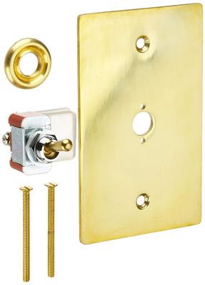 AxisHomestead + Brass Plate Switch + Single + Toggle Switch + HS2335