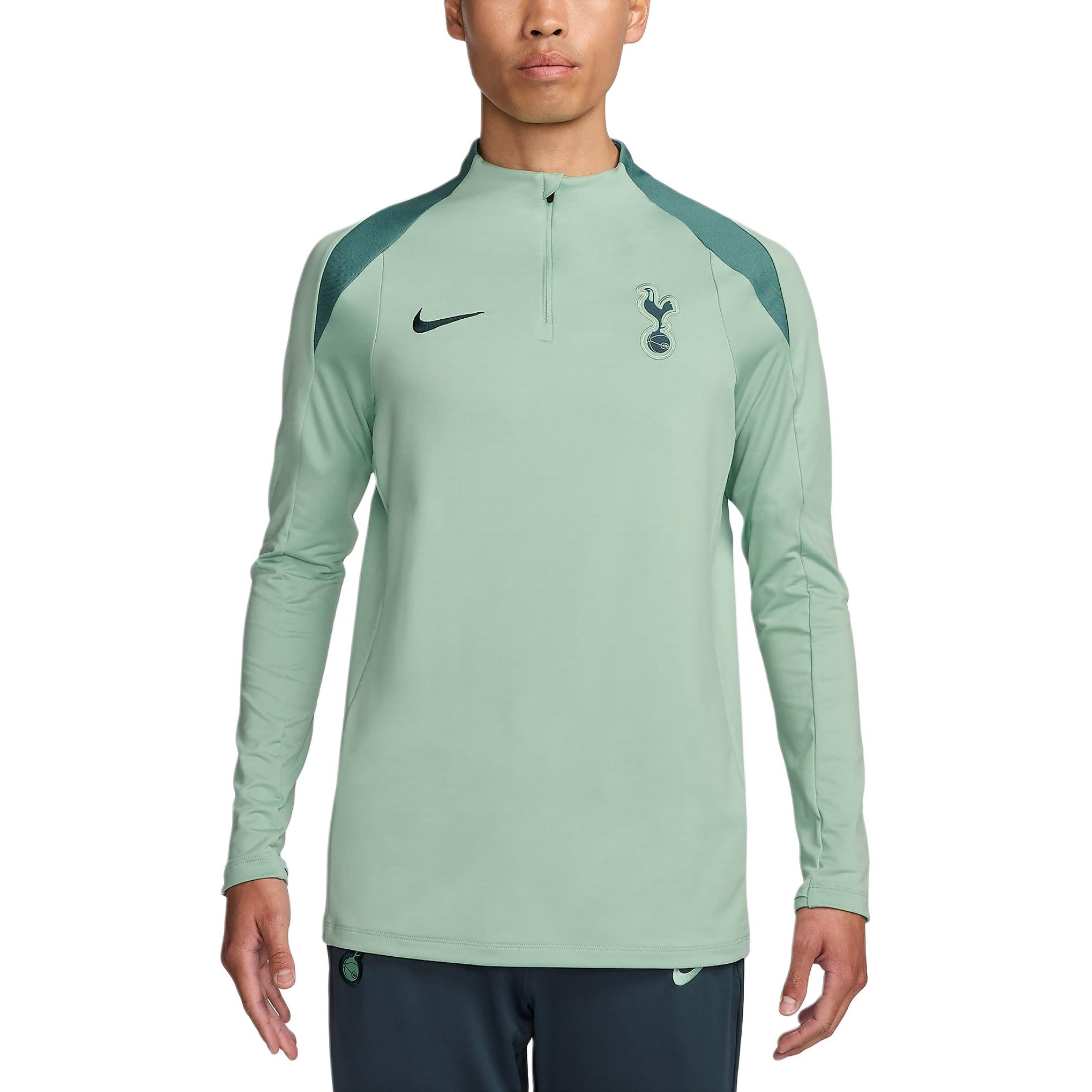 

Nike Dri-Fit Tottenham Hotspur Series Logo Fashion Training Long Sleeve Football Shirt Men tops Enamel-Green Double-Coast Faded-Spruce FQ2627-380 XL