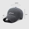 Vintage Letter Embroidered Baseball Cap Men Women Cap