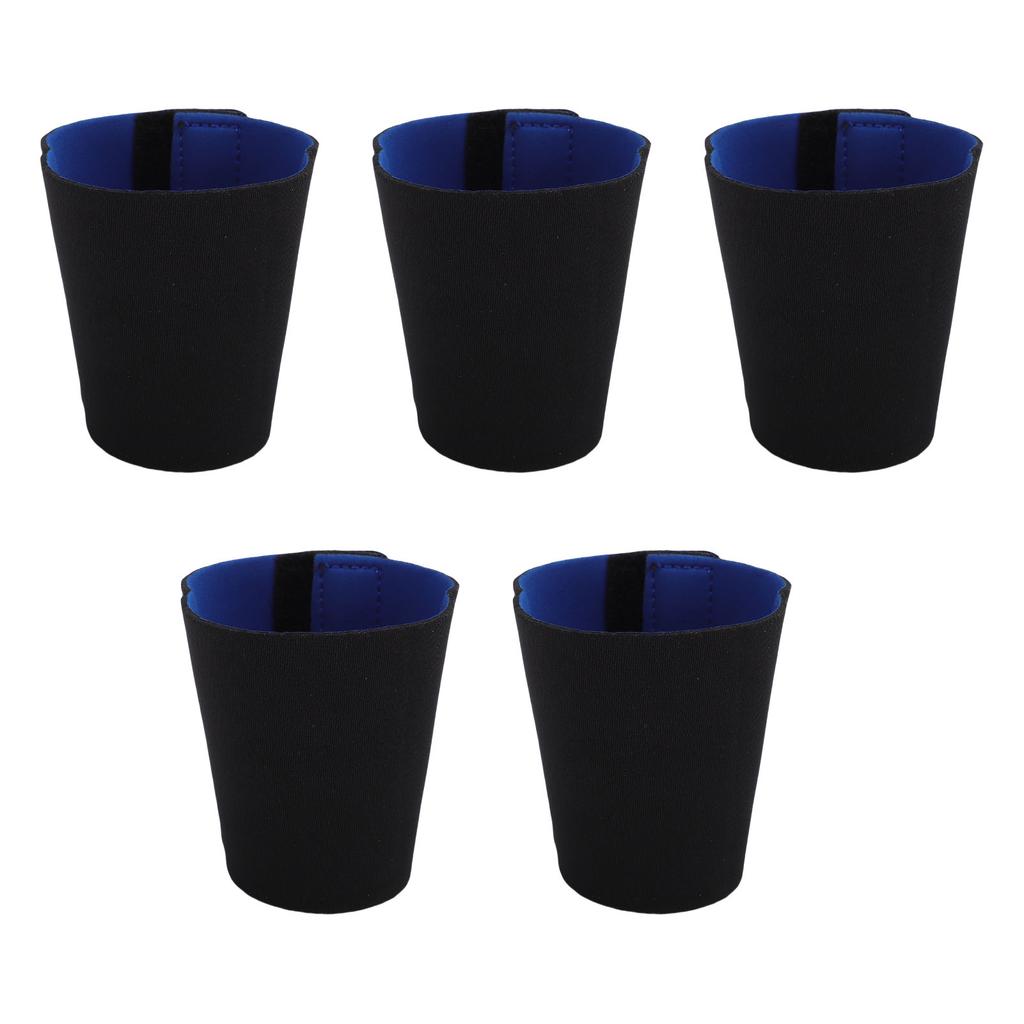 5PCS Reusable Coffee Cup Sleeve   Fastener Neoprene Insulated Cup Sleeve for Iced and Hot Drinks Beverages