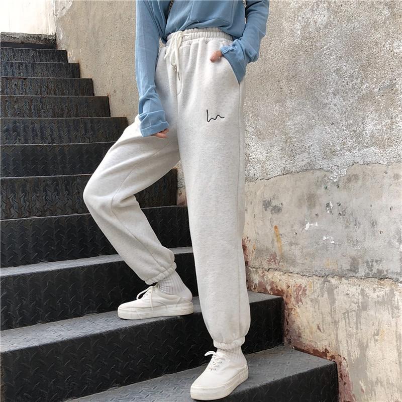 2021 Primavera Otoño Invierno Moda Temperamento Mujeres Pantalones De harén  Casual Suelto Estilo coreano Grueso Pantalones de chándal cálidos Pantalones  deportivos comprar a buen precio — entrega gratuita, reseñas reales con  fotos — Joom