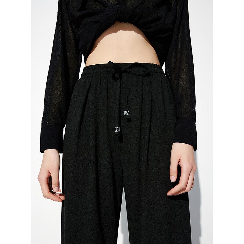 PEACEBIRD Women's Loose Knit Wide-Leg Casual Pants