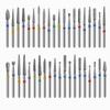50pcs Dental High Speed Burs High Speed Handpiece Turbine Diamond Burs Diamond Polishing Tooth Preparation Dentist Material