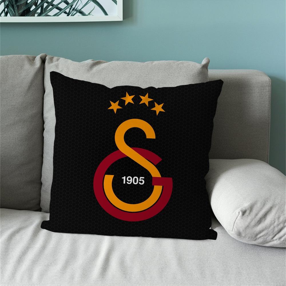 Turkey Sport-G-Galatasaray Club Pillow Case Sofa Bedside Table Bedroom Backrest Living Office Cushion Printed Square Multiple