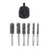 7pcs Black Battery Terminal Brush Professional Copper Pipe Cleaner Cleaning Brush Set  Copper Pipes