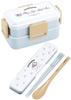 Skater Bento Doraemon Sky Sanrio Soft Made In Box, Walk, Design, 600ml, Antibacterial, Filling, Dome-Shaped Lid, Two-Tier, Women's, Japan, PFLW4AG-A