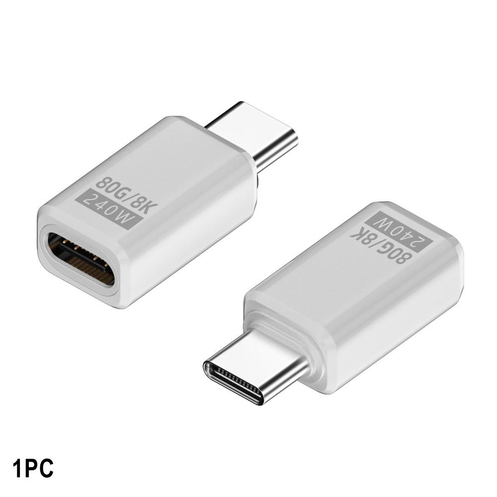 240W Type-C Converter 80Gbps 8K 60HZ USB4 Adapter Data Transmission Male To Female USB-C Extension Connector Mobile Phone