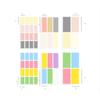 Name Labels Waterproof  Stickers Colorful Adhesive Sign School Organization Classroom for Children