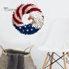 Independence Day Patriotic Eagle Wooden Plaque Red White Blue Bird Indoor Outdoor Front Door Wall Hanging Garland Pendant 4th of July Festival