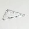 Student Ruler Set: 20cm Straight & Triangle Rulers for Exams and Stationery