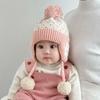 Chapéu de Lã Tricotado de Inverno para Bebês e Crianças Pequenas - Design Fofo e à Prova de Vento para Meninos e Meninas