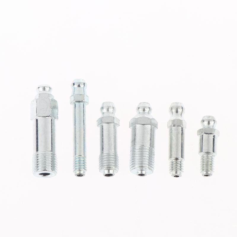 5Pcs Lengthened Grease Nipple Special Zerk M6 M8 M10 Metric Head Connector Straight Type