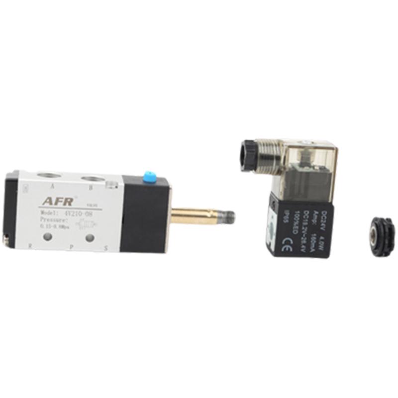 4v210-08 Better Quality Airtac Type Pneumatic Electric Solenoid Valve Directional Control Air Magnetic Valve 12V 24V 220V 4v210