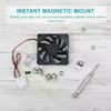 General M4 Chassis Heat Sink Fan Vertical Magnetic Suction Screw Nut Fan Fixed Cabinet Machine Heat Dissipation DIY Modification